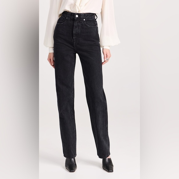 KHAITE
The Albi Jean in Prescott Size 30 Classic Black Women's Jeans - Picture 1 of 2